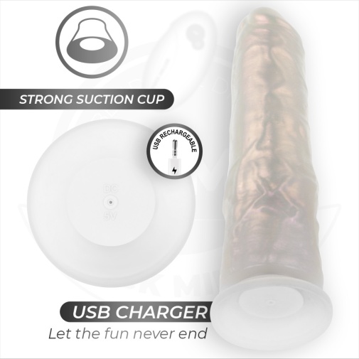 Cock Miller - 20.5cm Lighting Vibro Dildo - Pearl photo