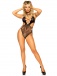 Leg Avenue - Cut Out Strappy Bodysuit - Black photo-7
