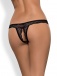 Obsessive - Miamor Crothchless Thong - Black - XXL photo-2