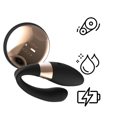 Lelo - Tiani Duo 情侶共震器 連遙控 - 黑色 照片