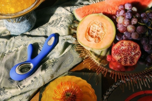 Lelo - Soraya Wave Rabbit Vibrator - Midnight Blue photo