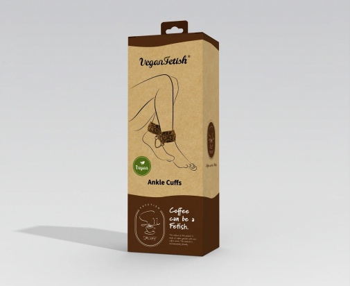 Vegan Fetish - Cafe Ankle Cuffs - Brown photo