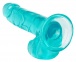 CEN - Size Queen 6" Dildo - Blue photo-7