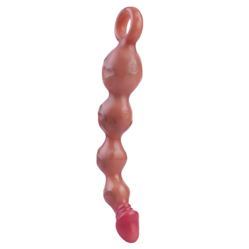 FAAK - Soul Vibro Anal Beads - Flesh 照片