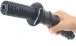 FAAK - Spiral Anal Dildo w Handle - Black photo-7