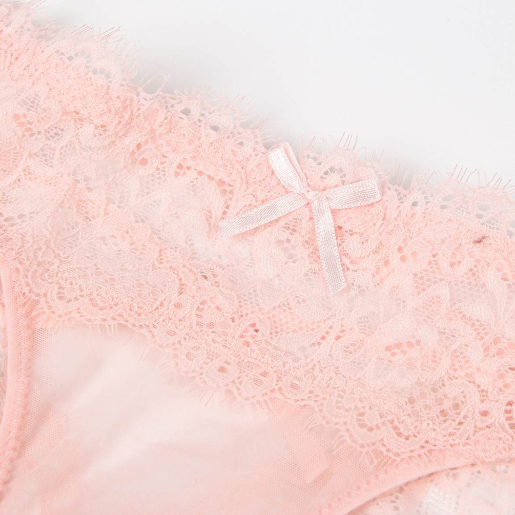 High quality sexy floral lace panty with open back
Material... Ohyeah - Floral Lace Panty - Pink - 5XL photo-8
