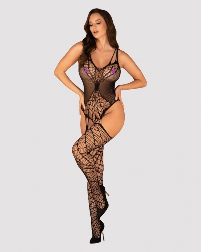 Obsessive - Bodystocking G325 - Black - S/M/L photo