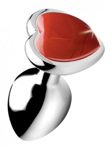 Booty Sparks - Jasper Heart Anal Plug S-size - Red photo
