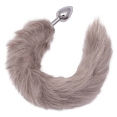 CEN - Running Wild Fox Tail Plug - Grey photo