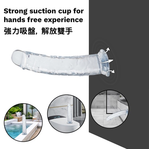 KIKO - Flexible Dildo 7.1" - Clear 照片