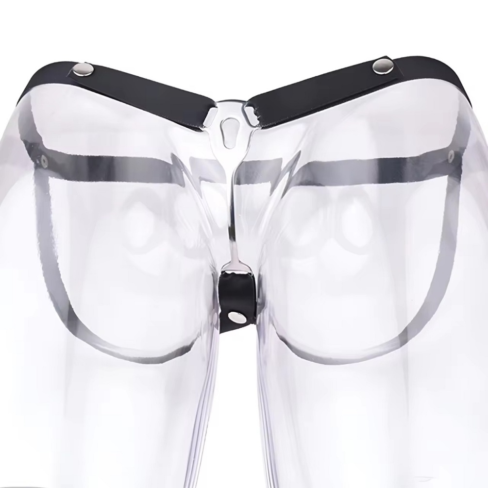 Material: 304 Stainless steel
Cage length: 120mm
Net weight:... FAAK - Sissy Chasity Belt 12cm - Black photo-3