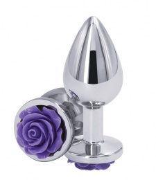 NS Novelties - Rose Buttplug M - Purple photo