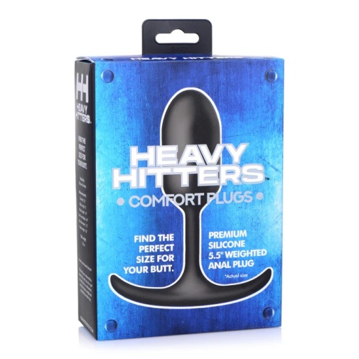 Heavy Hitters - 增重型後庭塞 中碼 - 黑色 照片