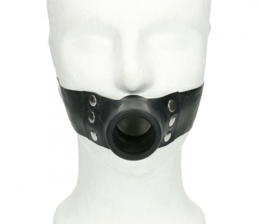 Mister B - Rubber Piss Gag - Black photo