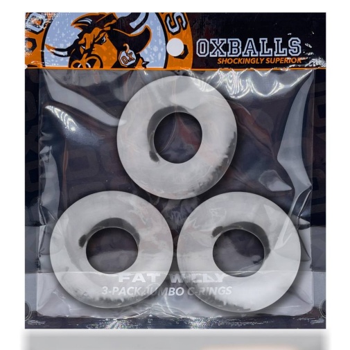 Oxballs - Fat Willy Cockring 3's Pack - Clear 照片