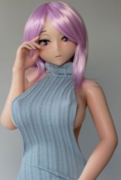 Akane 迷你动漫超巨乳萝莉 F罩杯灵活骨架 超柔软矽胶仿真性爱娃娃 95cm 照片