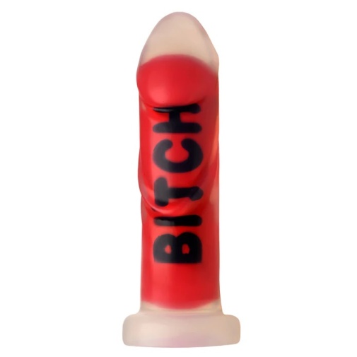 Master Series - Bitch Dildo - Red photo