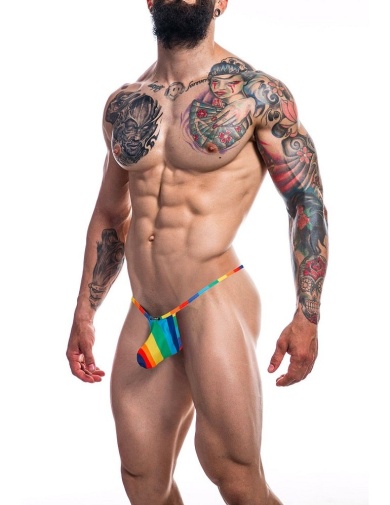 Cut4men - Male Mini String - Rainbow - L/XL photo
