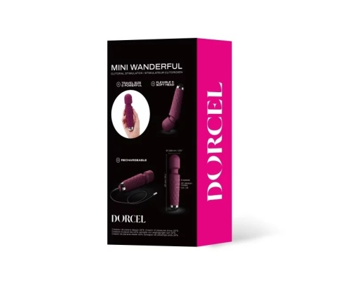Dorcel - Mini Wanderful 迷你按摩棒 - 梅红色 照片