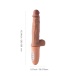 Honey Play Box - Cannon 10" 震动旋转抽插 手持式电动仿真阳具 连遥控 - 肉色 照片-8