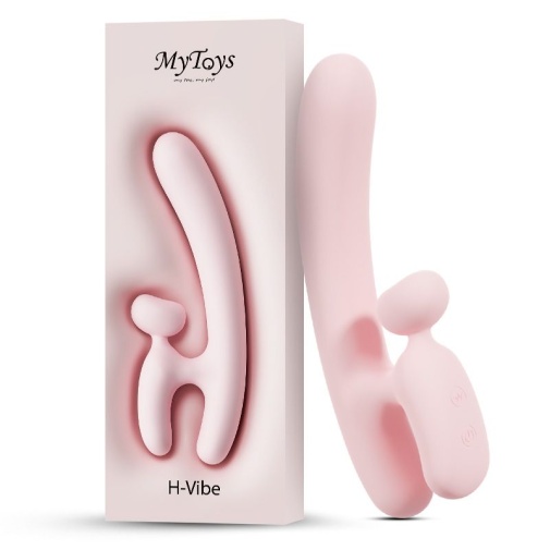 MyToys - H-Vibe H形震動棒 - 櫻花色 照片