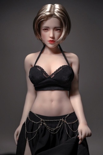 Georgia 冷豔女神迷你動漫蘿莉 靈活骨架超柔軟矽膠仿真性愛娃娃 60 cm  照片