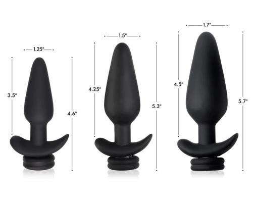 Tailz - Snap-On Vibro Anal Plug L - Black photo