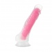 Neo Elite - Glow in the Dark Paradise Dildo 19cm - Neon Pink photo