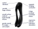 Satisfyer - Candy Cane Vibrator - Black photo-5