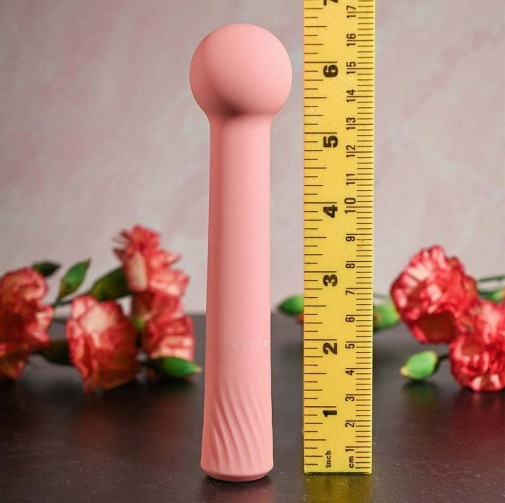 Gender X - Flexi 圆头灵活震动手仗 - 粉红色 照片