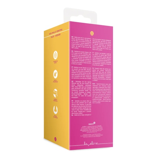 Loveline - 非阴茎状震动假阳具 中码 - 粉红色 照片