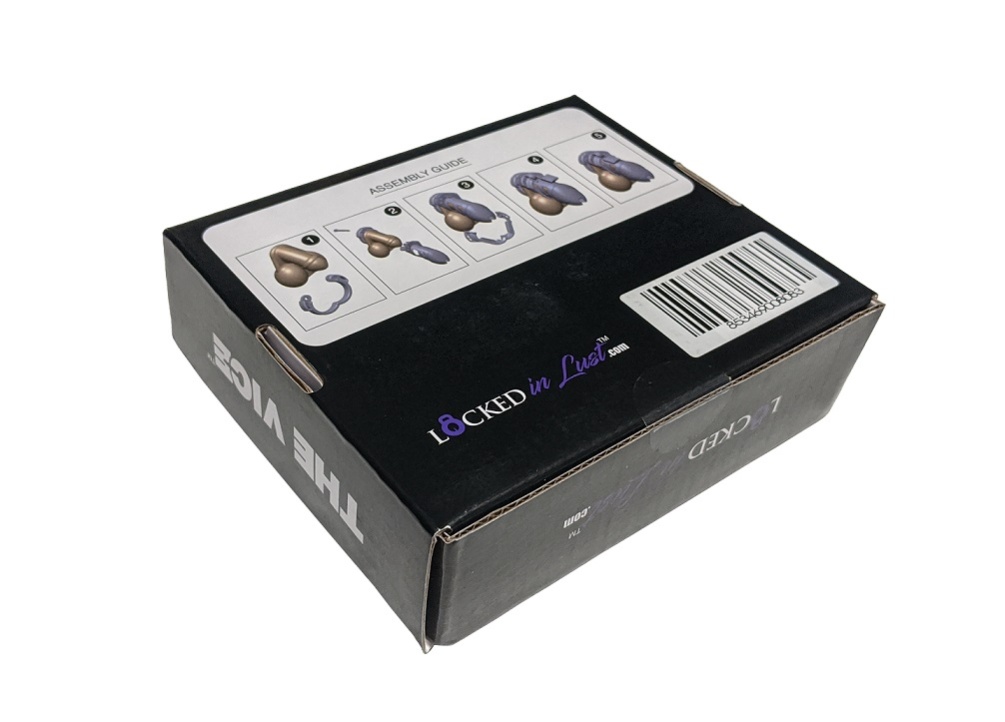 The Vice is Locked in Lust’s flagship device; being the firs... Locked in Lust - Vice Standard Chasity Cage - Purple photo-9