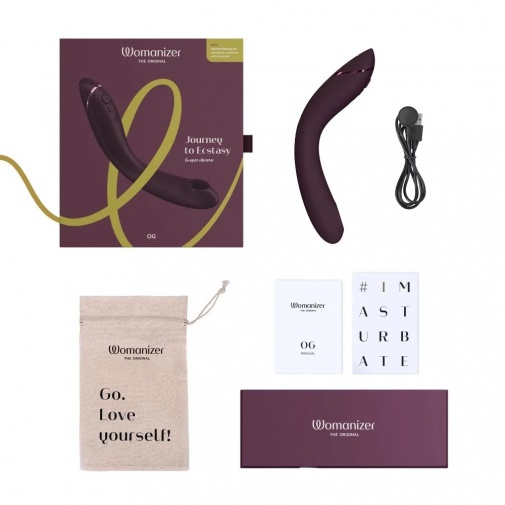 Womanizer - OG Pleasure Air G點吸啜器 - 紫紅色 照片