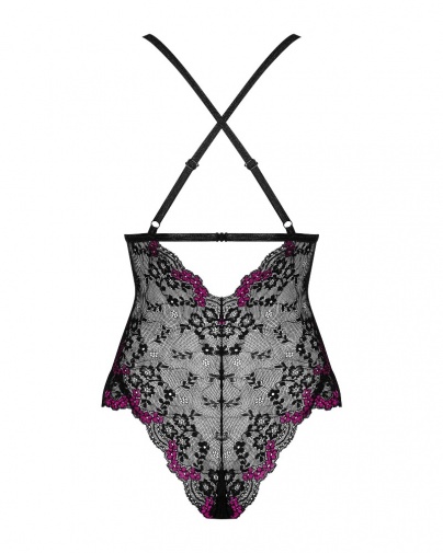 Obsessive - Vanessme Teddy - Black - L/XL photo