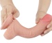 Lovetoy - 7.5" 微曲帶包皮仿真陽具 - 肉色 照片-4