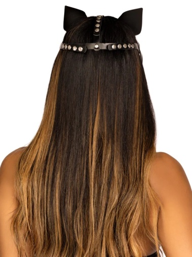 Leg Avenue - Studded Cat Mask - Black photo