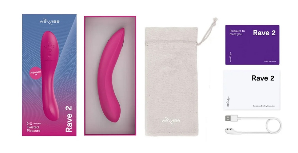 We-Vibe Rave 2 is designed for pure pleasure, targeting the ... We-Vibe - Rave 2 - Muted Blue photo-8