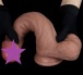 Lovetoy - 9" 双层构造仿真阳具 - 啡色 照片-2