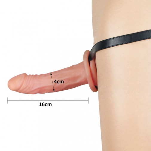 Lovetoy - Unisex Hollow Strap On - Skin photo
