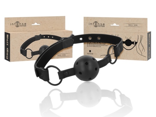 Intense - Breathable Ball Gag - Black photo