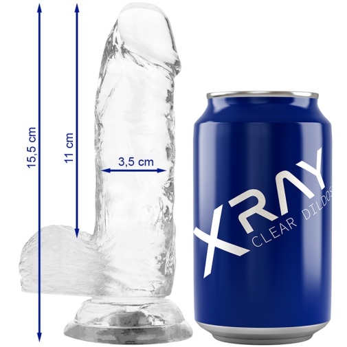 X Ray - 穿戴式仿真阳具束带附15.5公分仿真假阳具 照片