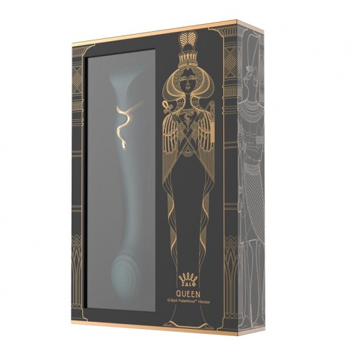 Zalo - Queen APP Heating Vibro Set - Jewel Green photo