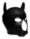 Master Series - Spike Neoprene 犬形頭罩 - 黑色 照片-4