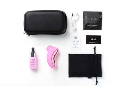 Lelo - 旅行套装B - Sona 2 Travel Size声波脉动阴蒂吸啜器 - 粉红色 & 悦情精华液 15ml 照片