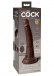 King Cock - 7" Elite Vibro Cock - Brown photo-9