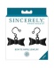 Sportsheets - Sincerely Bow Tie Nipple Jewelry - Black photo-2