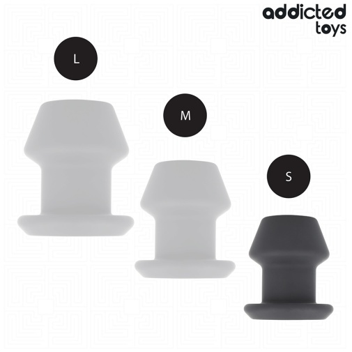 Addicted Toys - Extreme 空心後庭塞 細碼 - 黑色 照片