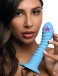 Simply Sweet - Ribbed Dildo - Blue photo-2