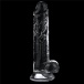 Lovetoy - Flawless 假阳具 7.5" - 透明 照片-5