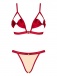 Obsessive - Rubinesa Set - Red - L/XL photo-7